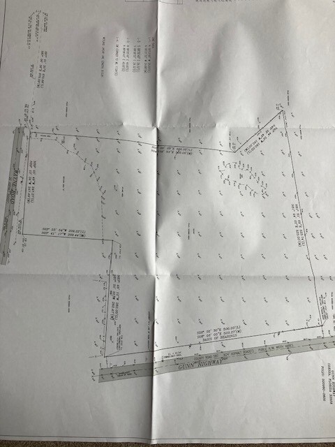 Full Survey of Gunn Hwy Property The complete official survey for the 4.7-acre lot, detailing all boundaries, dimensions, and easements.