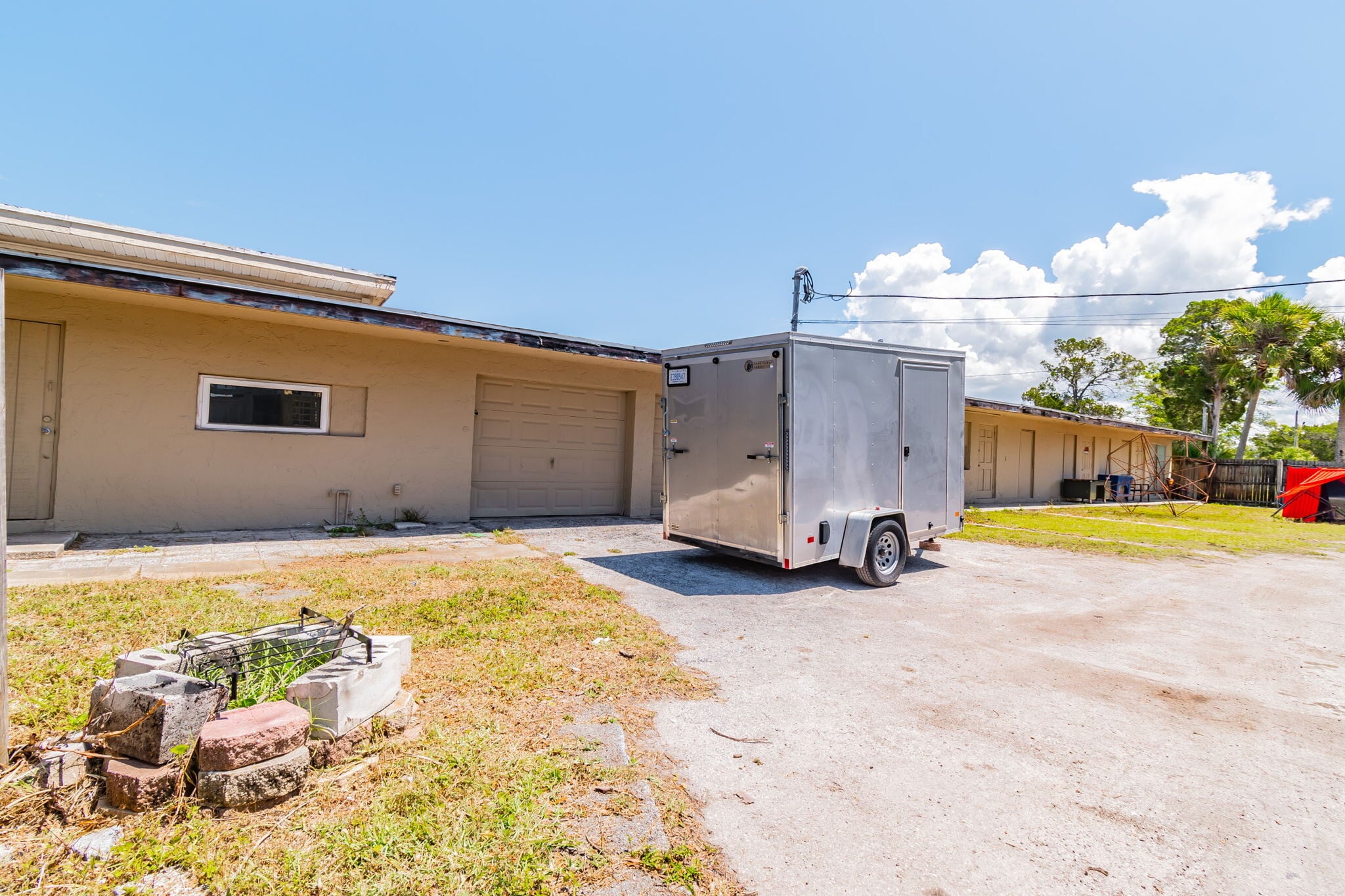 An aerial perspective emphasizing the C2/Resort zoned boundaries of the 1.24 AC property, perfectly situated for a major waterfront development project.
